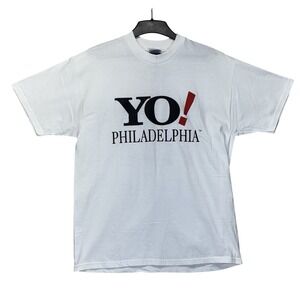 Vintage Hanes Beefy-T Yo Philadelphia City of Neighborhoods T-Shirt Mens XL